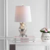 JONATHAN Y 19" Glass/Crystal Night Owl Table Lamp (Includes LED Light Bulb) Silver - JONATHAN Y