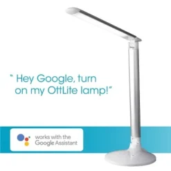 Command Desk Lamp Voice USB (Includes LED Light Bulb) White - OttLite -Deals A Radiant Den Store unnamed file 1070