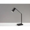 15.5" x 32.5" Colby Desk Lamp (Includes LED Light Bulb) Black - Adesso