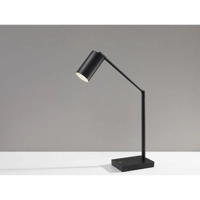15.5" x 32.5" Colby Desk Lamp (Includes LED Light Bulb) Black - Adesso 1 15.5" x 32.5" Colby Desk Lamp (Includes LED Light Bulb) Black - Adesso