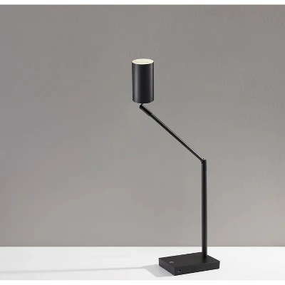 15.5" x 32.5" Colby Desk Lamp (Includes LED Light Bulb) Black - Adesso 2 15.5" x 32.5" Colby Desk Lamp (Includes LED Light Bulb) Black - Adesso - Image 2