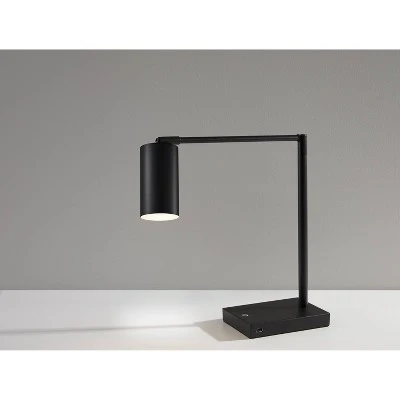 15.5" x 32.5" Colby Desk Lamp (Includes LED Light Bulb) Black - Adesso 5 15.5" x 32.5" Colby Desk Lamp (Includes LED Light Bulb) Black - Adesso - Image 5