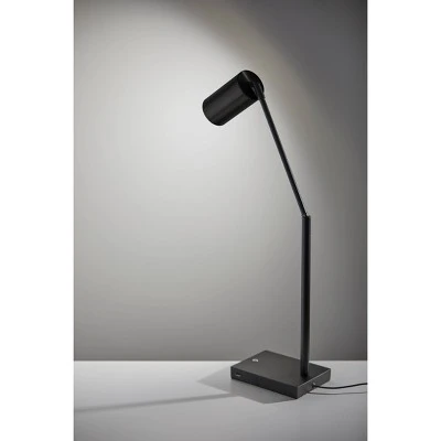 15.5" x 32.5" Colby Desk Lamp (Includes LED Light Bulb) Black - Adesso 9 15.5" x 32.5" Colby Desk Lamp (Includes LED Light Bulb) Black - Adesso - Image 9