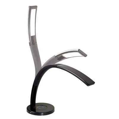 13" Cobra Desk with USB Desk Lamp Black (Includes LED Light Bulb) - OttLite 1 13" Cobra Desk with USB Desk Lamp Black (Includes LED Light Bulb) - OttLite