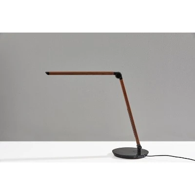 26.5" Rodney Charge Wireless Charging Multi-Function Desk Lamp (Includes LED Light Bulb) Brown - Adesso 2 26.5" Rodney Charge Wireless Charging Multi-Function Desk Lamp (Includes LED Light Bulb) Brown - Adesso - Image 2