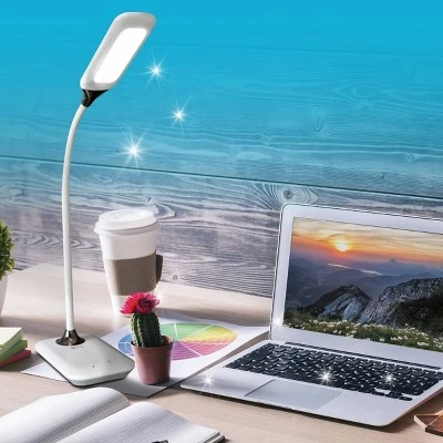 Enhance Sanitizing Desk Lamp with USB Charging (Includes LED Light Bulb) - OttLite 1 Enhance Sanitizing Desk Lamp with USB Charging (Includes LED Light Bulb) - OttLite