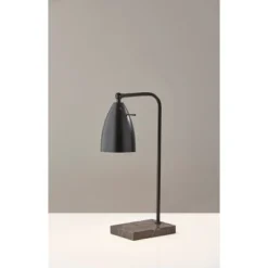 Vincent Desk Lamp Black - Adesso