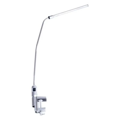 Modern Contemporary Clamp Desk Lamp Silver (Includes LED Light Bulb) - Trademark Global 1 Modern Contemporary Clamp Desk Lamp Silver (Includes LED Light Bulb) - Trademark Global