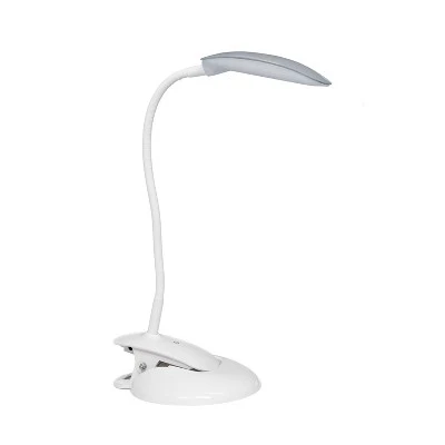 LED Flexi Rounded Clip Light Table Lamp (Includes LED Light Bulb) - Simple Designs Gray 10 LED Flexi Rounded Clip Light Table Lamp (Includes LED Light Bulb) - Simple Designs Gray - Image 10