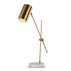23" Metal Desk Lamp with Marble Base Bronze - Crystal Art Gallery -Deals A Radiant Den Store unnamed file 1269