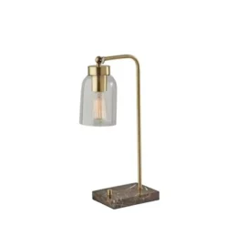 Bristol Desk Lamp (Includes Light Bulb) Antique Brass - Adesso