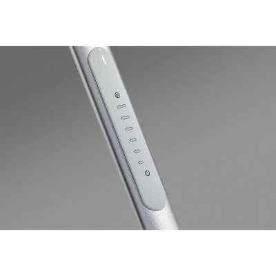 16.75" x 24" Douglas Multi-Function Desk Lamp (Includes LED Light Bulb) Silver - Adesso 4 16.75" x 24" Douglas Multi-Function Desk Lamp (Includes LED Light Bulb) Silver - Adesso - Image 4