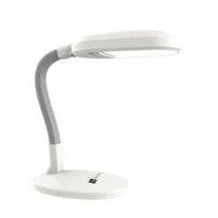 Trademark Global Deluxe Sun Lamp - Desk Silver