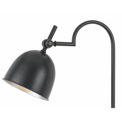 30" Metal Urban Style Desk Lamp with Cement Base Black - Cal Lighting 2 30" Metal Urban Style Desk Lamp with Cement Base Black - Cal Lighting - Image 2