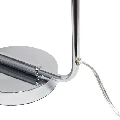 Industrial Mesh Desk Lamp Chrome - Lalia Home 9 Industrial Mesh Desk Lamp Chrome - Lalia Home - Image 9