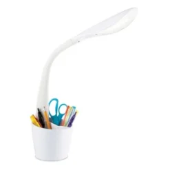 14" Craft Space Organizer Desk Lamp White (Includes LED Light Bulb) - OttLite