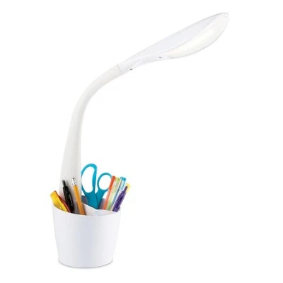 14" Craft Space Organizer Desk Lamp White (Includes LED Light Bulb) - OttLite 1 14" Craft Space Organizer Desk Lamp White (Includes LED Light Bulb) - OttLite