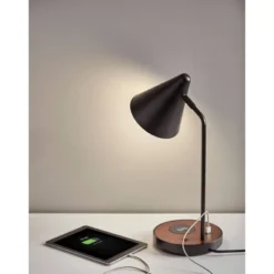 19.5" Oliver Charge Desk Lamp Black - Adesso -Deals A Radiant Den Store unnamed file 1335