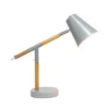 Wooden Pivot Desk Lamp Gray - Simple Designs