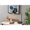 Ashbury Desk Lamp Black with Antique Brass Accents - Adesso