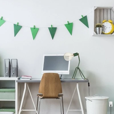 Globe Electric 16" Perry Eden Green Desk Lamp with Black Fabric Cord - Novogratz x Globe 2 Globe Electric 16" Perry Eden Green Desk Lamp with Black Fabric Cord - Novogratz x Globe - Image 2