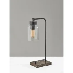 Bristol Desk Lamp (Includes Light Bulb) Black - Adesso