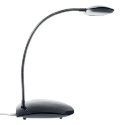 USB Desk Lamp Black (Includes LED Light Bulb) - Trademark Global