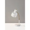 Stark Antique Brass Desk Lamp White - Adesso