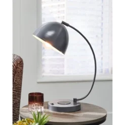 Austbeck Desk Lamp Gray - Signature Design by Ashley