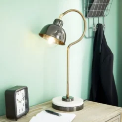 Olivia & May 22" Iron and Marble Task Lamp Black - Olivia & May -Deals A Radiant Den Store unnamed file 1421