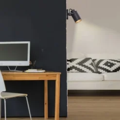 6.25" Metal Spotlight Wall Mount Accent Lamp Black - Cresswell Lighting 7 6.25" Metal Spotlight Wall Mount Accent Lamp Black - Cresswell Lighting -Deals A Radiant Den Store unnamed file 1427