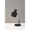 Stark Desk Lamp Antique Brass Black - Adesso