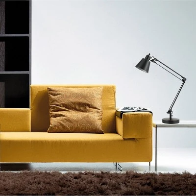 27" AdjusDesk Metal Udbina Desk Lamp with Arm Dark Bronze - Cal Lighting 1 27" AdjusDesk Metal Udbina Desk Lamp with Arm Dark Bronze - Cal Lighting