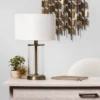 Fillable Accent with USB Table Lamp Brass - Project 62