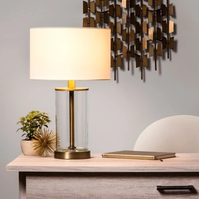 Fillable Accent with USB Table Lamp Brass - Project 62 2 Fillable Accent with USB Table Lamp Brass - Project 62 - Image 2