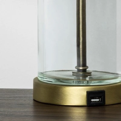 Fillable Accent with USB Table Lamp Brass - Project 62 4 Fillable Accent with USB Table Lamp Brass - Project 62 - Image 4