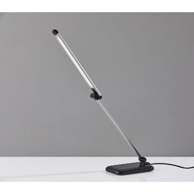 16.25" Lennox Multi-Function Desk Lamp (Includes LED Light Bulb) Black - Adesso 4 16.25" Lennox Multi-Function Desk Lamp (Includes LED Light Bulb) Black - Adesso - Image 4