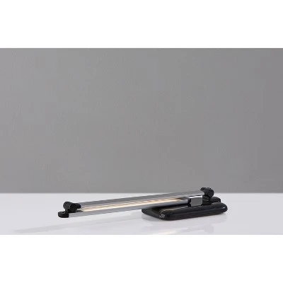 16.25" Lennox Multi-Function Desk Lamp (Includes LED Light Bulb) Black - Adesso 5 16.25" Lennox Multi-Function Desk Lamp (Includes LED Light Bulb) Black - Adesso - Image 5