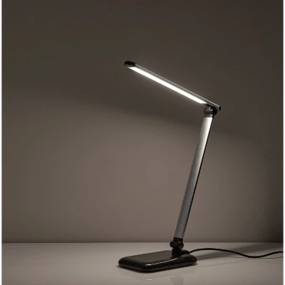 16.25" Lennox Multi-Function Desk Lamp (Includes LED Light Bulb) Black - Adesso 13 16.25" Lennox Multi-Function Desk Lamp (Includes LED Light Bulb) Black - Adesso - Image 13