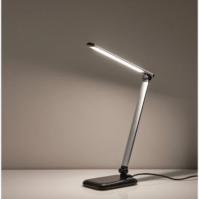 16.25" Lennox Multi-Function Desk Lamp (Includes LED Light Bulb) Black - Adesso 15 16.25" Lennox Multi-Function Desk Lamp (Includes LED Light Bulb) Black - Adesso - Image 15