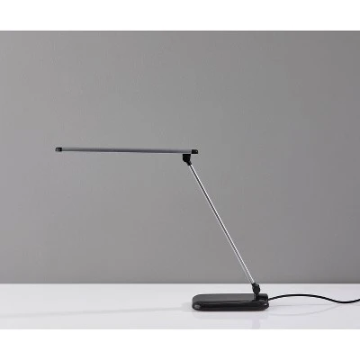 16.25" Lennox Multi-Function Desk Lamp (Includes LED Light Bulb) Black - Adesso 18 16.25" Lennox Multi-Function Desk Lamp (Includes LED Light Bulb) Black - Adesso - Image 18