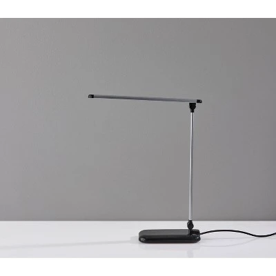 16.25" Lennox Multi-Function Desk Lamp (Includes LED Light Bulb) Black - Adesso 19 16.25" Lennox Multi-Function Desk Lamp (Includes LED Light Bulb) Black - Adesso - Image 19