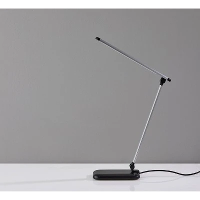 16.25" Lennox Multi-Function Desk Lamp (Includes LED Light Bulb) Black - Adesso 20 16.25" Lennox Multi-Function Desk Lamp (Includes LED Light Bulb) Black - Adesso - Image 20