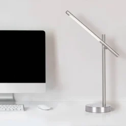 17.75" Desk Lamp Brushed Nickel (Includes LED Light Bulb) - Cresswell Lighting 7 17.75" Desk Lamp Brushed Nickel (Includes LED Light Bulb) - Cresswell Lighting -Deals A Radiant Den Store unnamed file 1538