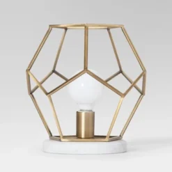 Geometric with Marble Accent Lamp Brass - Project 62 6 Geometric with Marble Accent Lamp Brass - Project 62 -Deals A Radiant Den Store unnamed file 156