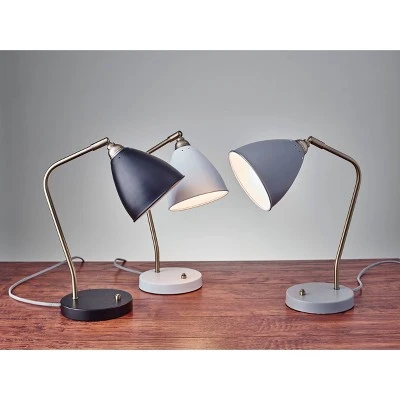 Chelsea Desk Lamp Gray - Adesso 2 Chelsea Desk Lamp Gray - Adesso - Image 2