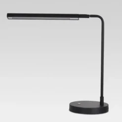 Lemke Desk Lamp (Includes LED Light Bulb) Black - Project 62™