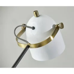Casey Desk Lamp Black/White/Brass - Adesso -Deals A Radiant Den Store unnamed file 1608