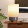 Ceramic Table Lamp with Wood Base - Project 62™
