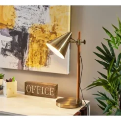Bryn Desk Lamp Natural Rubberwood Antique Brass - Adesso -Deals A Radiant Den Store unnamed file 1625